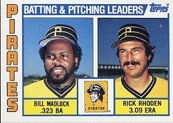 1984 Topps      696     Pirates TL#{Bill Madlock#{Rick Rhoden#{(Checklist